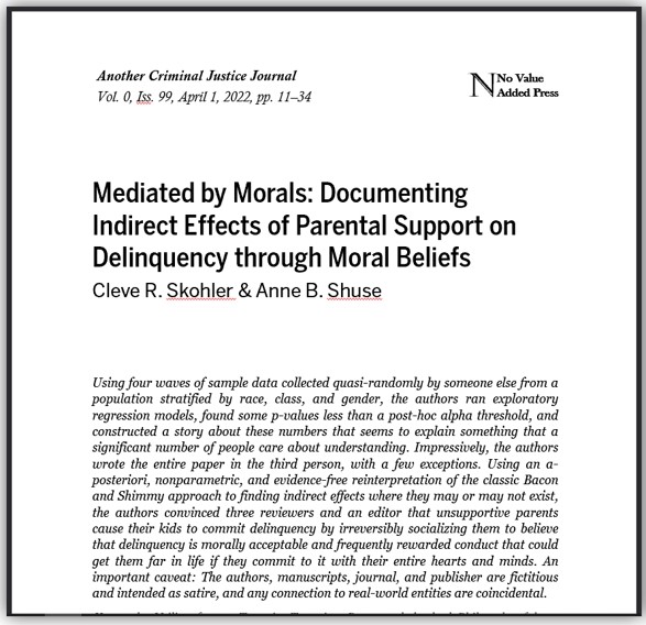 Remember our hypothetical “Two papers walk into a bar” example?